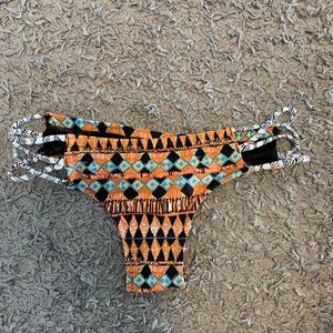 Volcom Patterned Bikini Bottoms